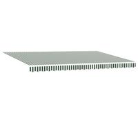 vidaXL Store extensible vert et blanc 500 x 300 cm