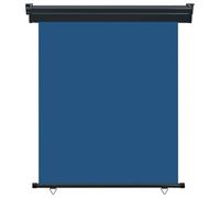vidaXL Store latéral de balcon 145x250 cm bleu