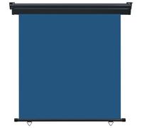 vidaXL Store latéral de balcon 165x250 cm bleu