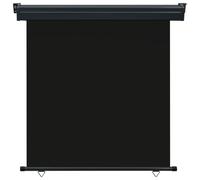 vidaXL Store latéral de balcon 165x250 cm noir