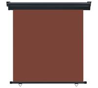 vidaXL Store latéral de balcon 175x250 cm brun