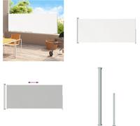 vidaXL Store latéral extensible 200x500 cm Crème - Stores latéraux - Stores latéraux - Terrasse protection solaire