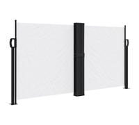 vidaXL Store latéral extensible blanc 120x1000 cm