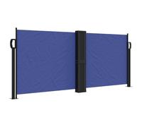 vidaXL Store latéral extensible bleu 100x1000 cm