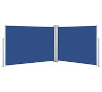 vidaXL Store latéral extensible bleu 120 x 1000 cm