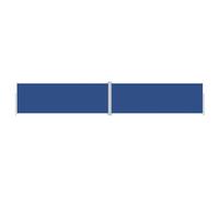 vidaXL Store latéral extensible bleu 180x1000 cm