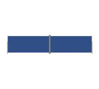 vidaXL Store latéral extensible Bleu 220 x 1000 cm