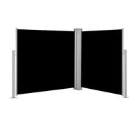 vidaXL Store latéral extensible Noir 100 x 600 cm résistant aux UV