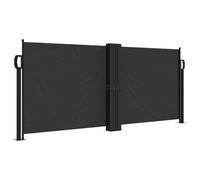 vidaXL Store latéral extensible noir 100x1000 cm