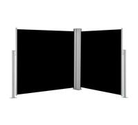 vidaXL Store latéral extensible noir 120 x 600 cm