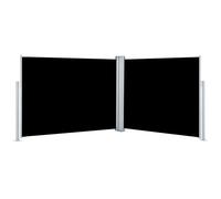 vidaXL Store latéral extensible noir 140 x 1000 cm