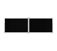 vidaXL Store latéral extensible noir 200x600 cm