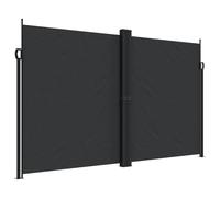 vidaXL Store latéral extensible noir 200x600 cm