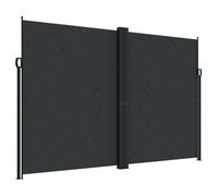 vidaXL Store latéral extensible noir 220x1200 cm