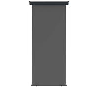 vidaXL Store latéral pour balcon, 100 x 250 cm, 100% polyester, fer et acier