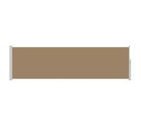 vidaXL Auvent latéral extensible 117 x 500 cm en polyester, à angle droit