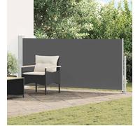 vidaXL Auvent latéral extensible, anthracite, 300 x 120 cm, polyester