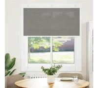 vidaXL Store plissé anthracite 115x100 cm largeur du tissu 114,4 cm, store plissé de fenêtre, store accordéon, store plissé 4015078 Gris
