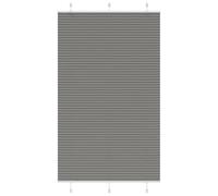 vidaXL Store plissé Anthracite 115x200 cm Largeur du Tissu 114,4 cm, Store plissé de fenêtre, Store accordéon, Store plissé de véranda, Plisse Aveugle