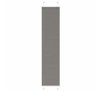 vidaXL Store plissé anthracite 45x200 cm largeur du tissu 44,4 cm, store plissé de fenêtre, store accordéon, store plissé de 4015098