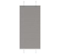 vidaXL Store plissé Anthracite 60x150 cm Largeur du Tissu 59,4 cm, Store plissé de fenêtre, Store accordéon, Store plissé de véranda, Plisse Aveugle