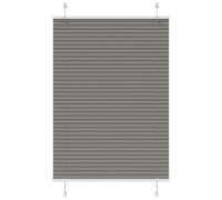 vidaXL Store plissé Anthracite 90x100 cm Largeur du Tissu 89,4 cm, Store plissé de fenêtre, Store accordéon, Store plissé de véranda, Plisse Aveugle