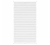 vidaXL Store Plissé Blanc 100x200cm Fenêtre Occultant Tamisant Store Enrouleur