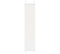 vidaXL Store plissé blanc 45x200 cm largeur du tissu 44,4 cm polyester, store plissé de fenêtre, store accordéon, store 4015506