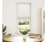 vidaXL Store Plissé Blanc 50x100cm Fenêtre Occultant Tamisant Store Enrouleur 240589 Blanc G