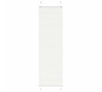 Vidaxl Store Plissé Blanc 60x200 Cm Largeur Du Tissu 59,4 Cm Polyester
