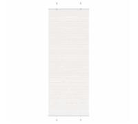 Vidaxl Store Plissé Blanc 70x200 Cm Largeur Du Tissu 69,4 Cm Polyester