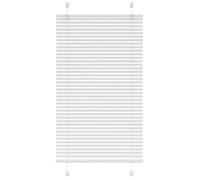 vidaXL Store plissé accordéon Blanc 80x150 cm Polyester Largeur tissu 79,4 cm
