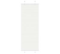 Vidaxl Store Plissé Blanc 80x200 Cm Largeur Du Tissu 79,4 Cm Polyester