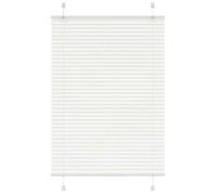 vidaXL Store plissé blanc 95x100 cm largeur du tissu 94,4 cm polyester, store plissé de fenêtre, store accordéon, store 4015482