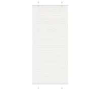 vidaXL Store plissé blanc 95x200 cm largeur du tissu 94,4 cm polyester, store plissé de fenêtre, store accordéon, store 4015516