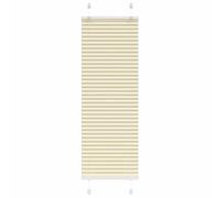 Vidaxl Store Plissé Crème 40x100 Cm Largeur Du Tissu 39,4 Cm Polyester