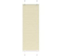 vidaXL Store plissé crème 45x100 cm largeur du tissu 44,4 cm polyester, store plissé de fenêtre, store accordéon, store 4015268 Or