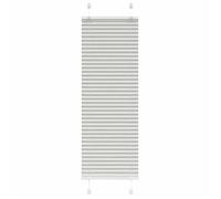 Store plissé gris clair 40x150 cm largeur du tissu 39,4 cm