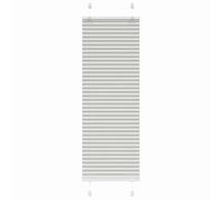 vidaXL Store plissé Gris Clair 45x150 cm Largeur du Tissu 44,4 cm