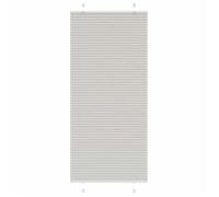 vidaXL Store plissé gris clair 90x200 cm largeur du tissu 89,4 cm, store plissé de fenêtre, store accordéon, store plissé de 4015362