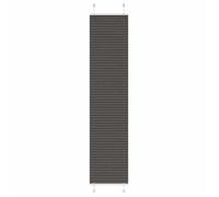 vidaXL Store plissé noir 40x200 cm largeur du tissu 39,4 cm polyester, store plissé de fenêtre, store accordéon, store 4015148