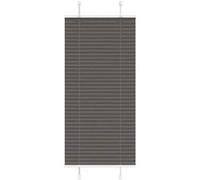 vidaXL Store plissé noir 55x150 cm largeur du tissu 54,4 cm polyester, store plissé de fenêtre, store accordéon, store 4015134 Noir