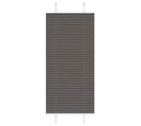 vidaXL Store plissé noir 60x150 cm largeur du tissu 59,4 cm polyester, store plissé de fenêtre, store accordéon, store 4015135