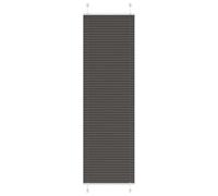 vidaXL Store plissé Noir 65x200 cm Largeur du Tissu 64,4 cm Polyester