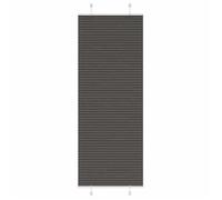 vidaXL Store plissé Noir 70x200 cm Largeur du Tissu 69,4 cm Polyester, Store plissé de fenêtre, Store accordéon, Store plissé de véranda