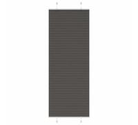 vidaXL Store plissé Noir 70x200 cm Largeur du Tissu 69,4 cm Polyester, Store plissé de fenêtre, Store accordéon, Store plissé de véranda
