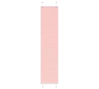 vidaXL Store plissé Rose 40x200 cm Largeur du Tissu 39,4 cm Polyester