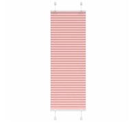 vidaXL Store plissé rose 50x150 cm largeur du tissu 49,4 cm polyester, store plissé de fenêtre, store accordéon, store 4015439