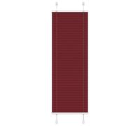 vidaXL Store plissé Rouge Bordeaux 40x150 cm Largeur du Tissu 39,4 cm, Store plissé de fenêtre, Store accordéon, Store plissé de véranda