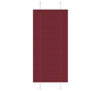 vidaXL Store plissé Rouge Bordeaux 55x100 cm Largeur du Tissu 54,4 cm, Store plissé de fenêtre, Store accordéon, Store plissé de véranda